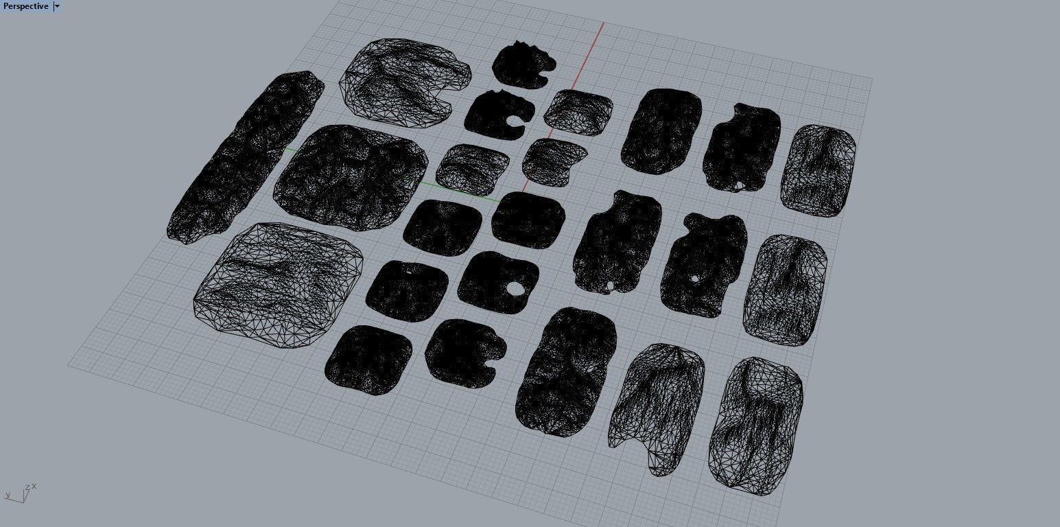 Sharp Eroded Terrain 3D print model_18