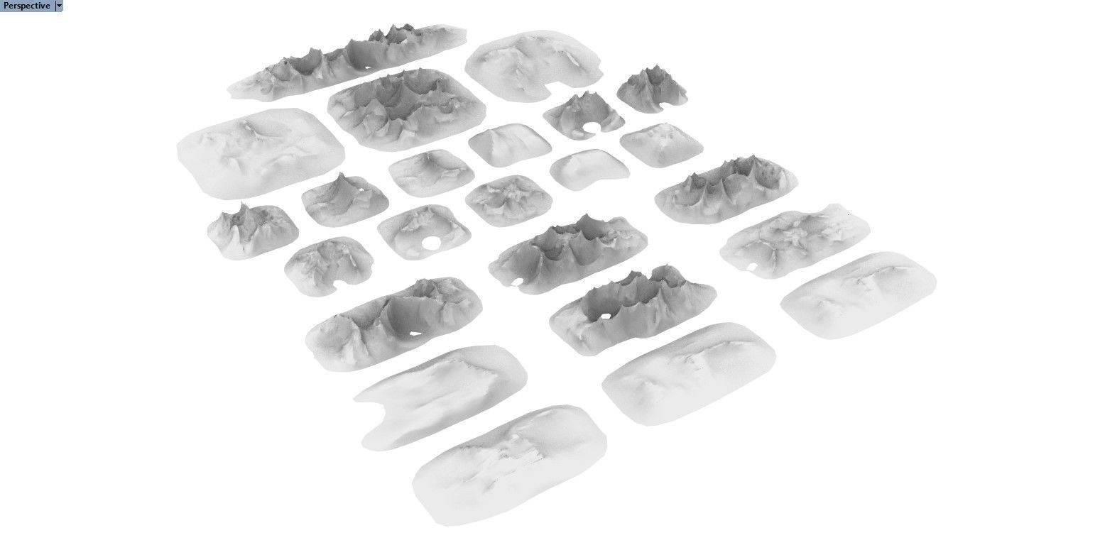 Sharp Eroded Terrain 3D print model_20