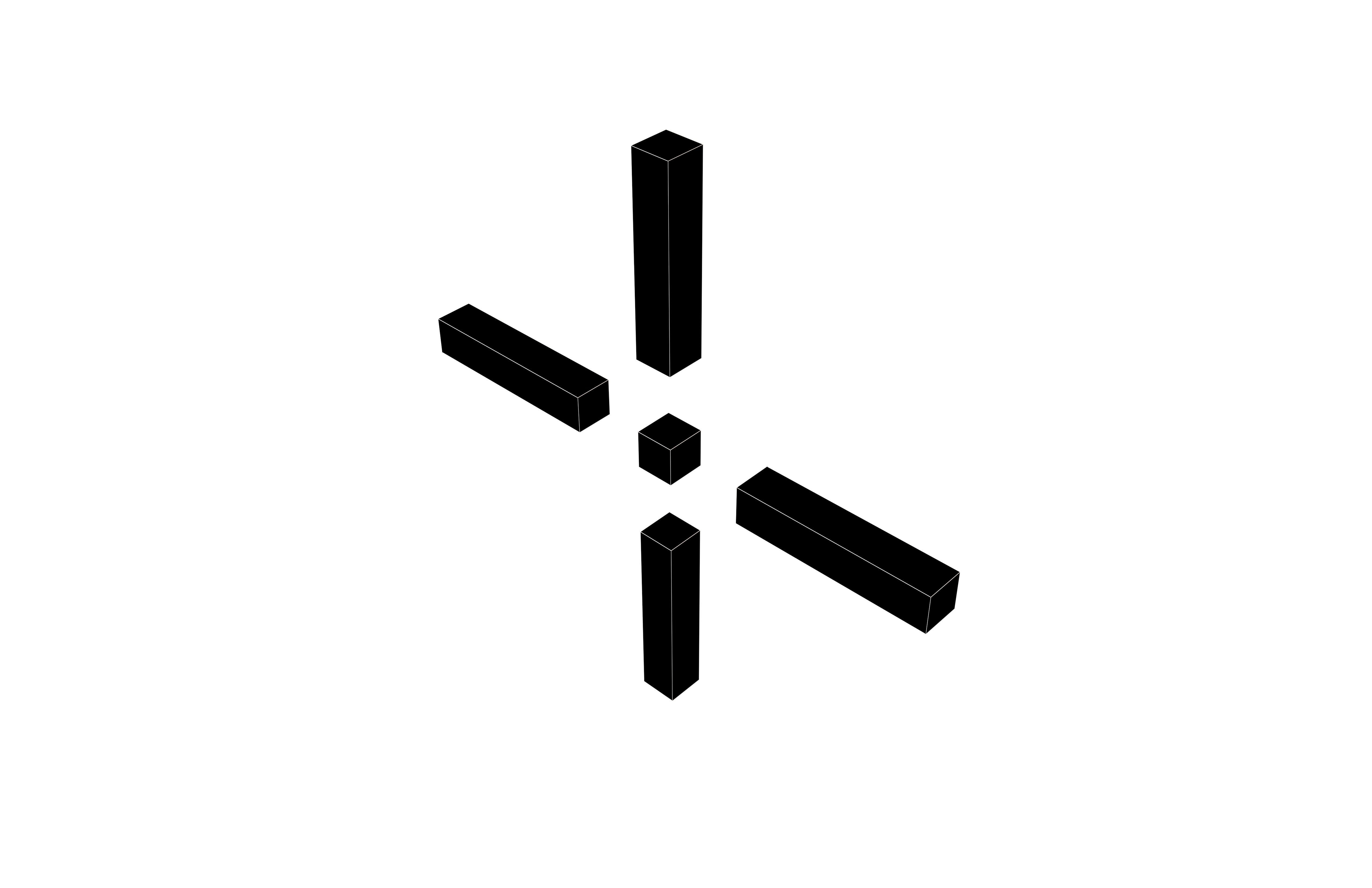 Crosshair Symbol v11 001 Low-poly 3D model_7