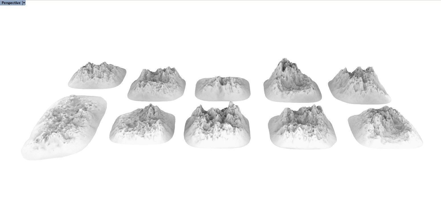 Small Sharp Rocky Obstacles 3D print model_11