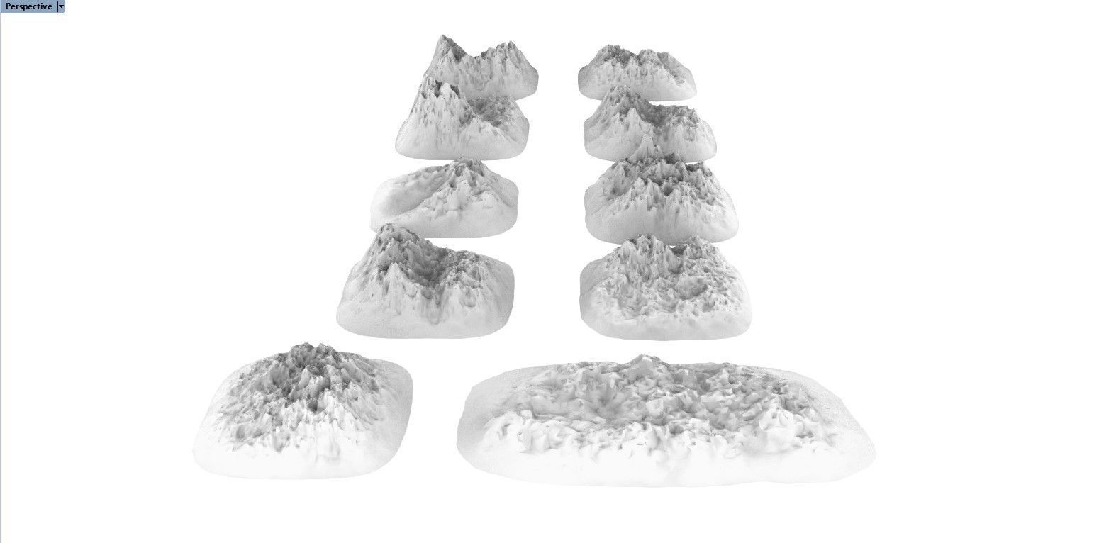 Small Sharp Rocky Obstacles 3D print model_7