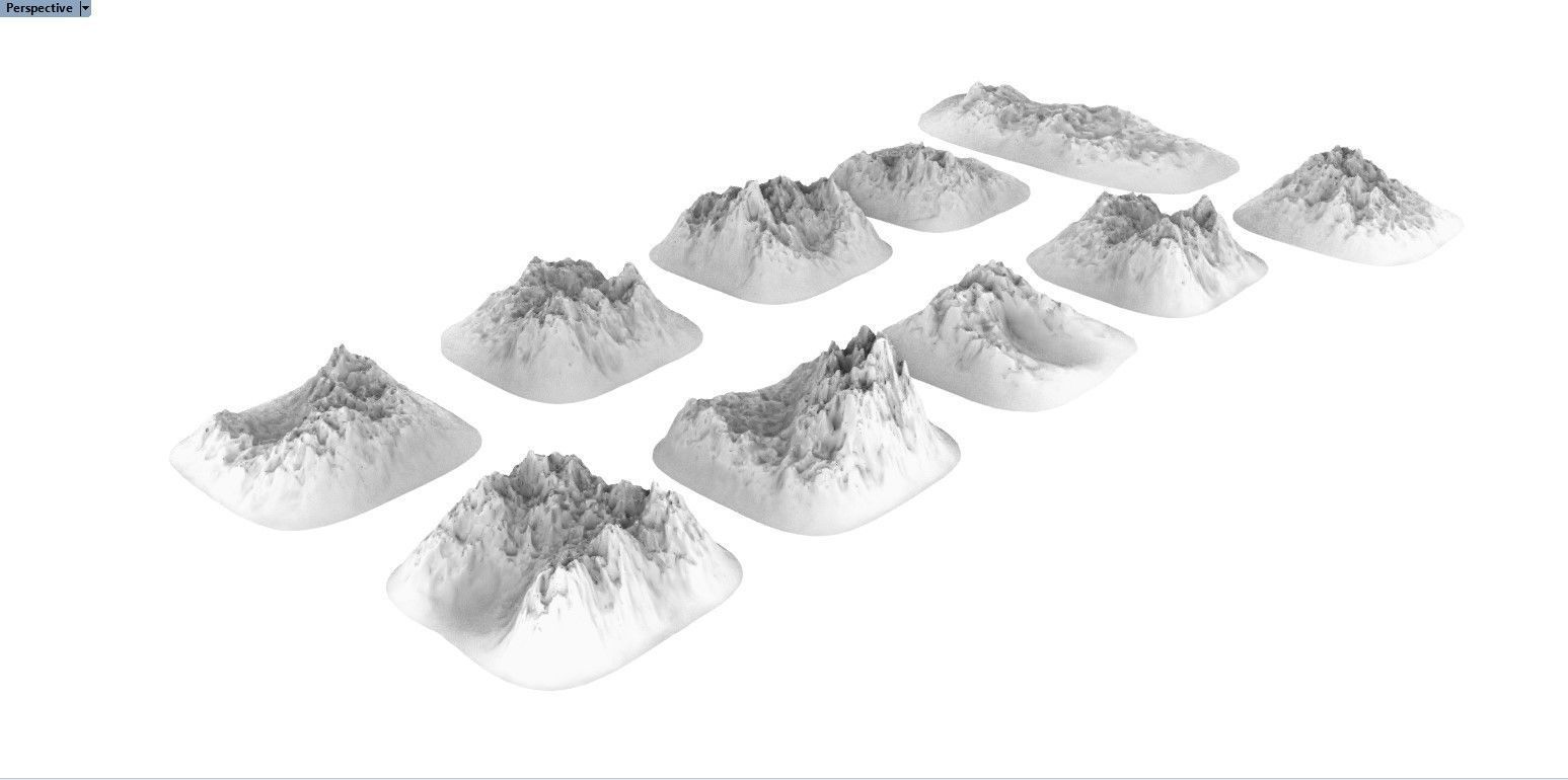 Small Sharp Rocky Obstacles 3D print model_1