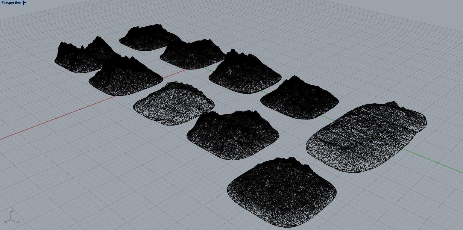 Small Sharp Rocky Obstacles 3D print model_5