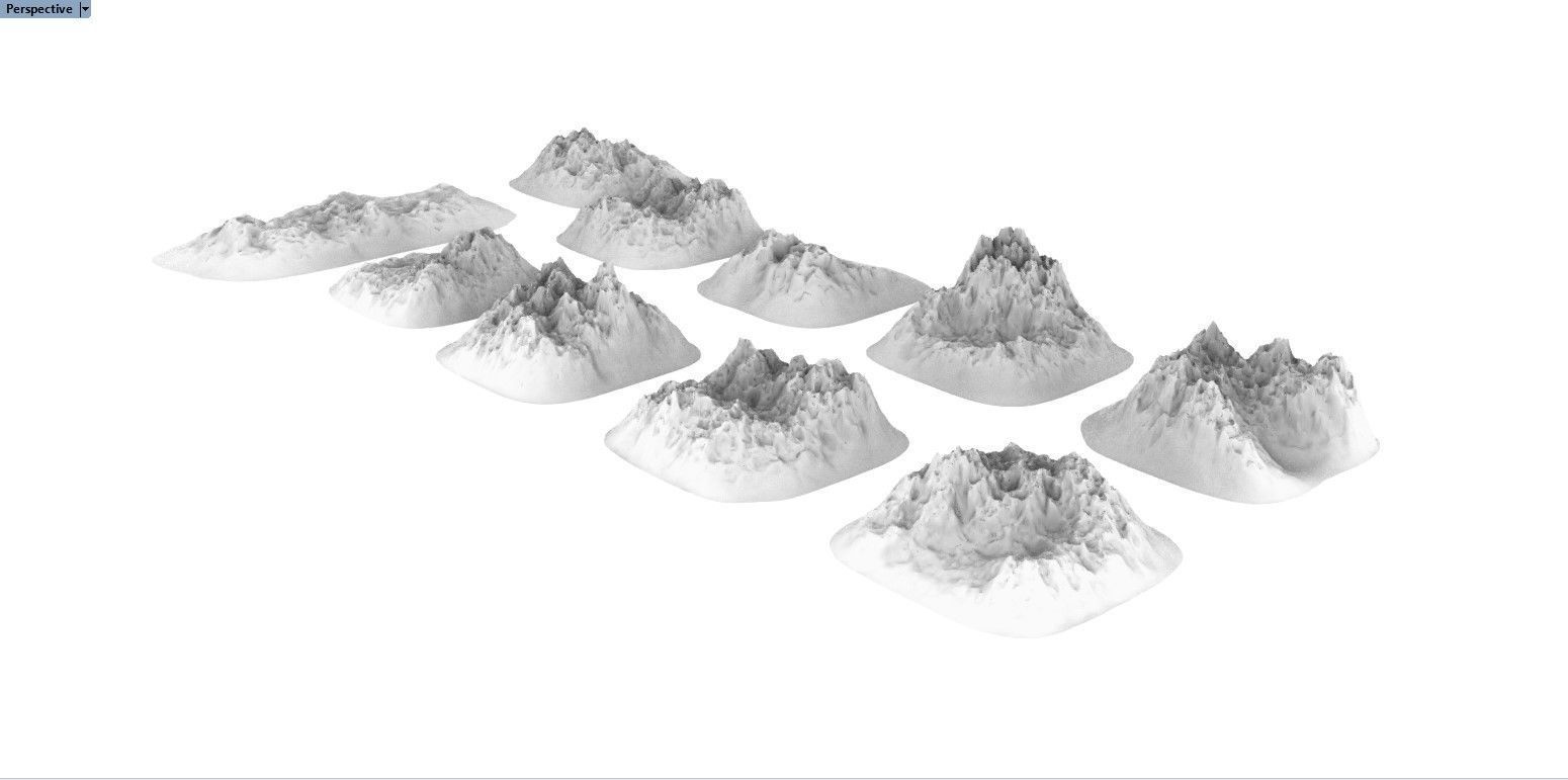 Small Sharp Rocky Obstacles 3D print model_14