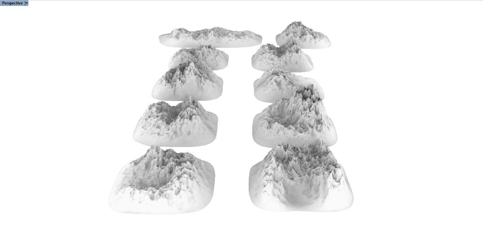 Small Sharp Rocky Obstacles 3D print model_15