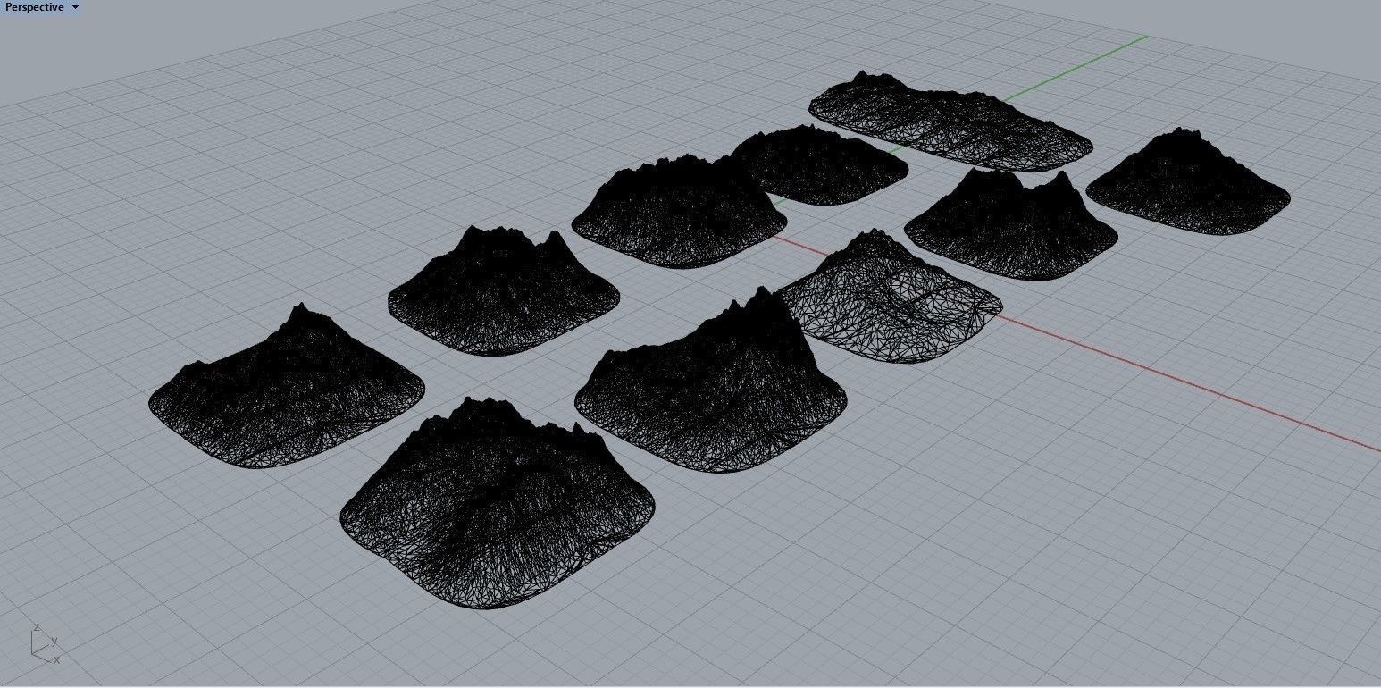 Small Sharp Rocky Obstacles 3D print model_2