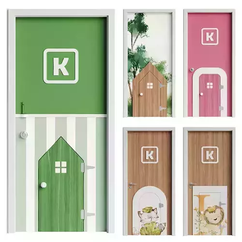 Kid door 3D model
