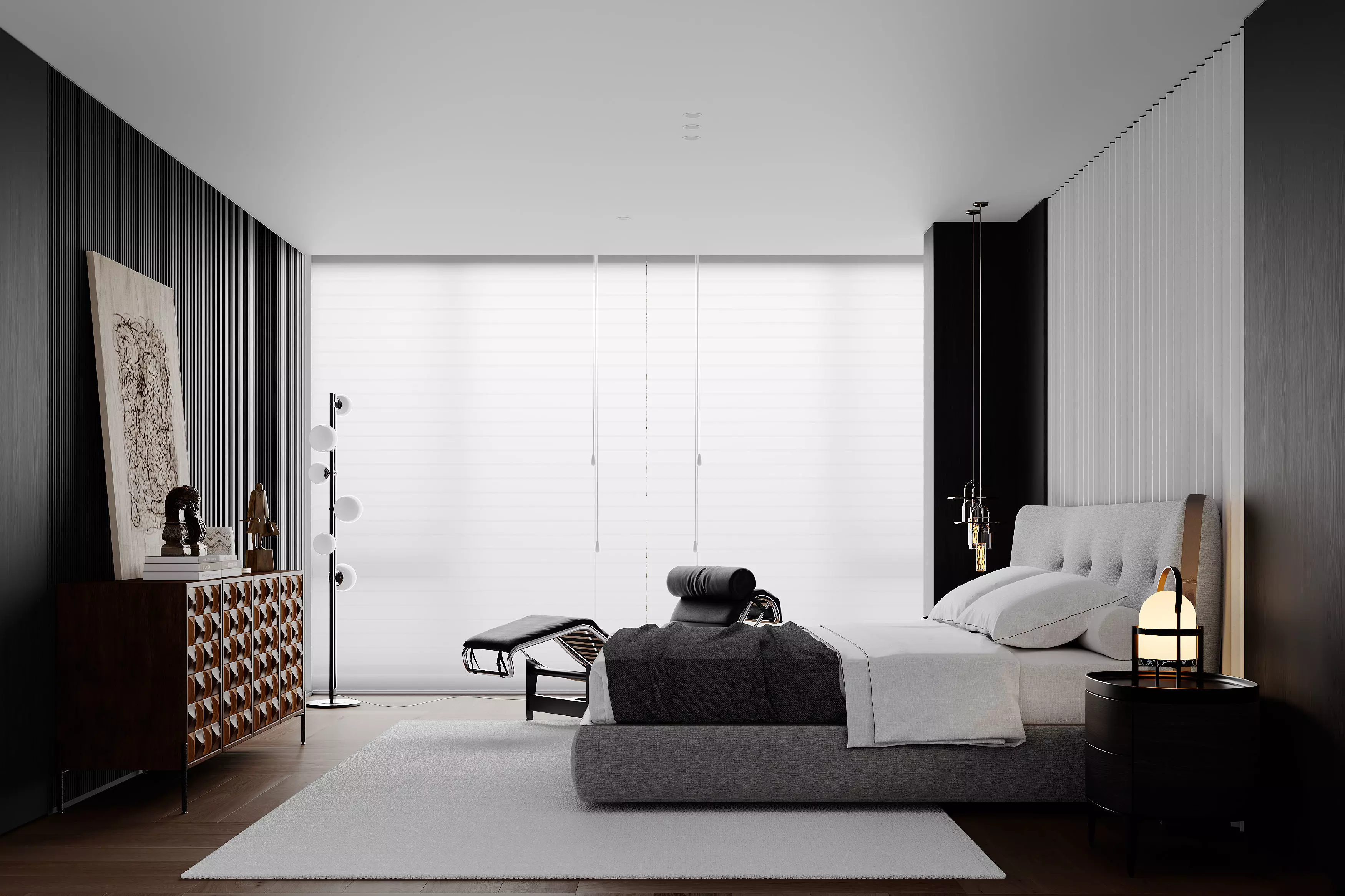 Bedroom Design 3d model Free 3D model