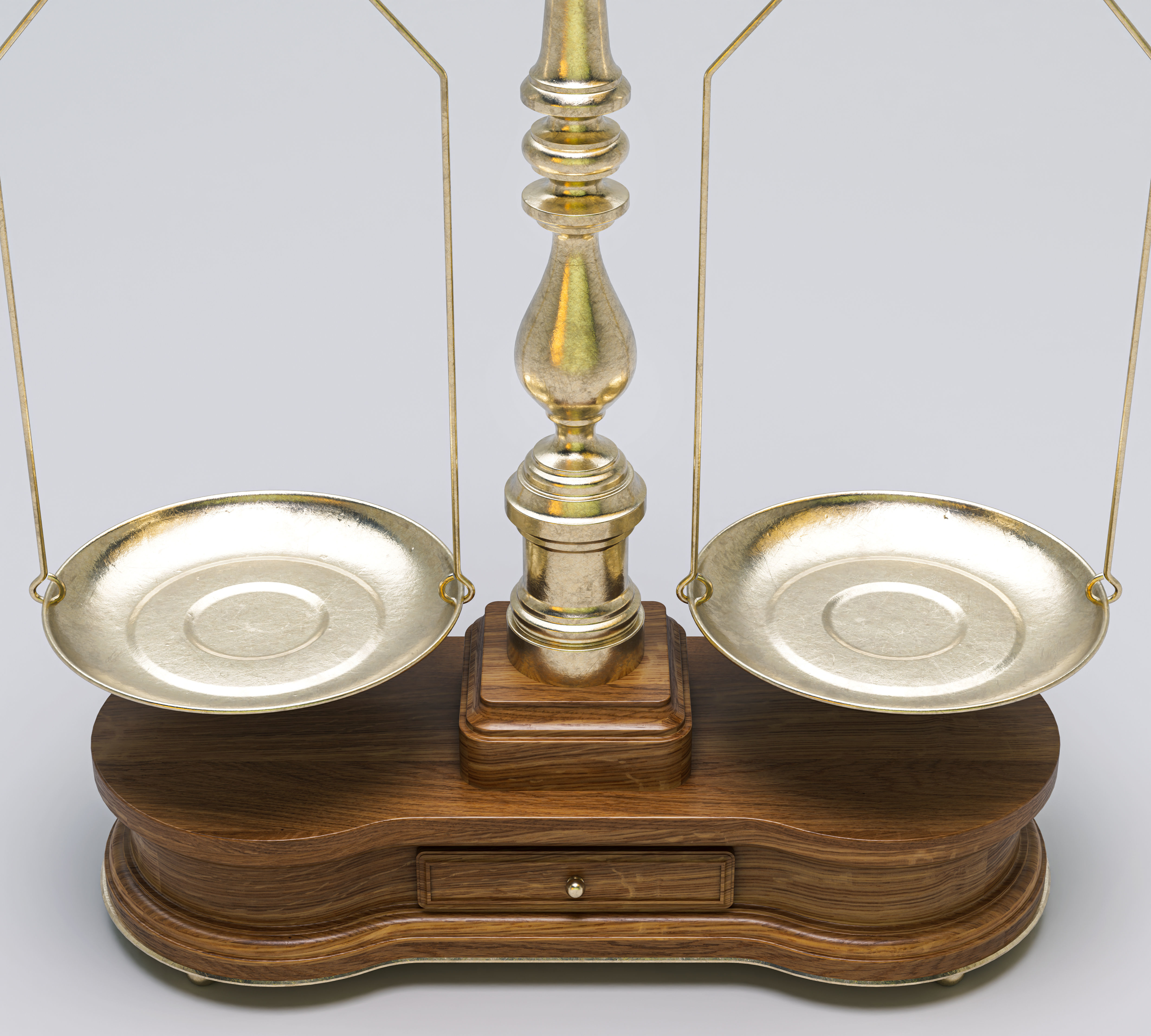 Ornate Justice Scale 3D model_3