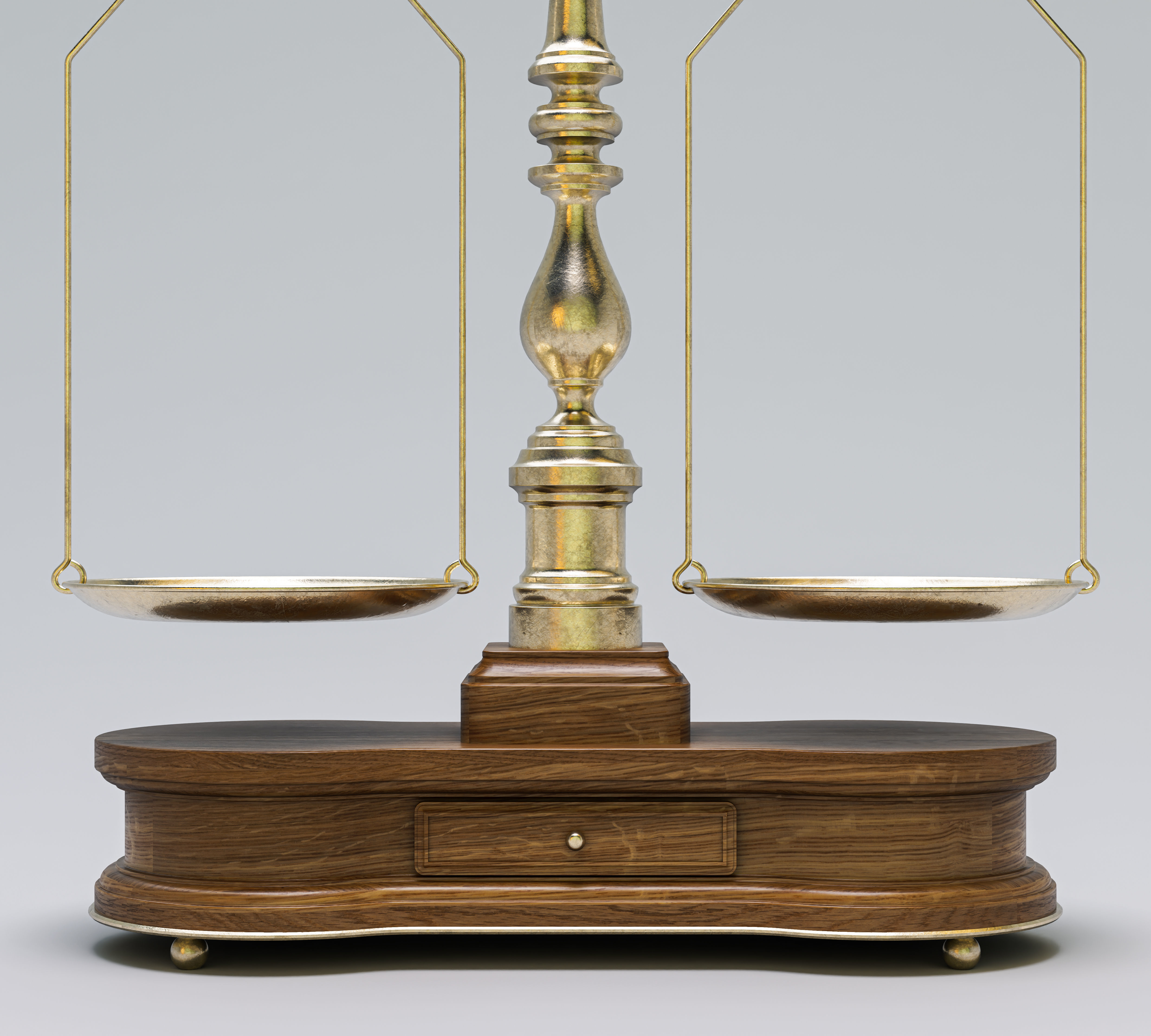 Ornate Justice Scale 3D model_5