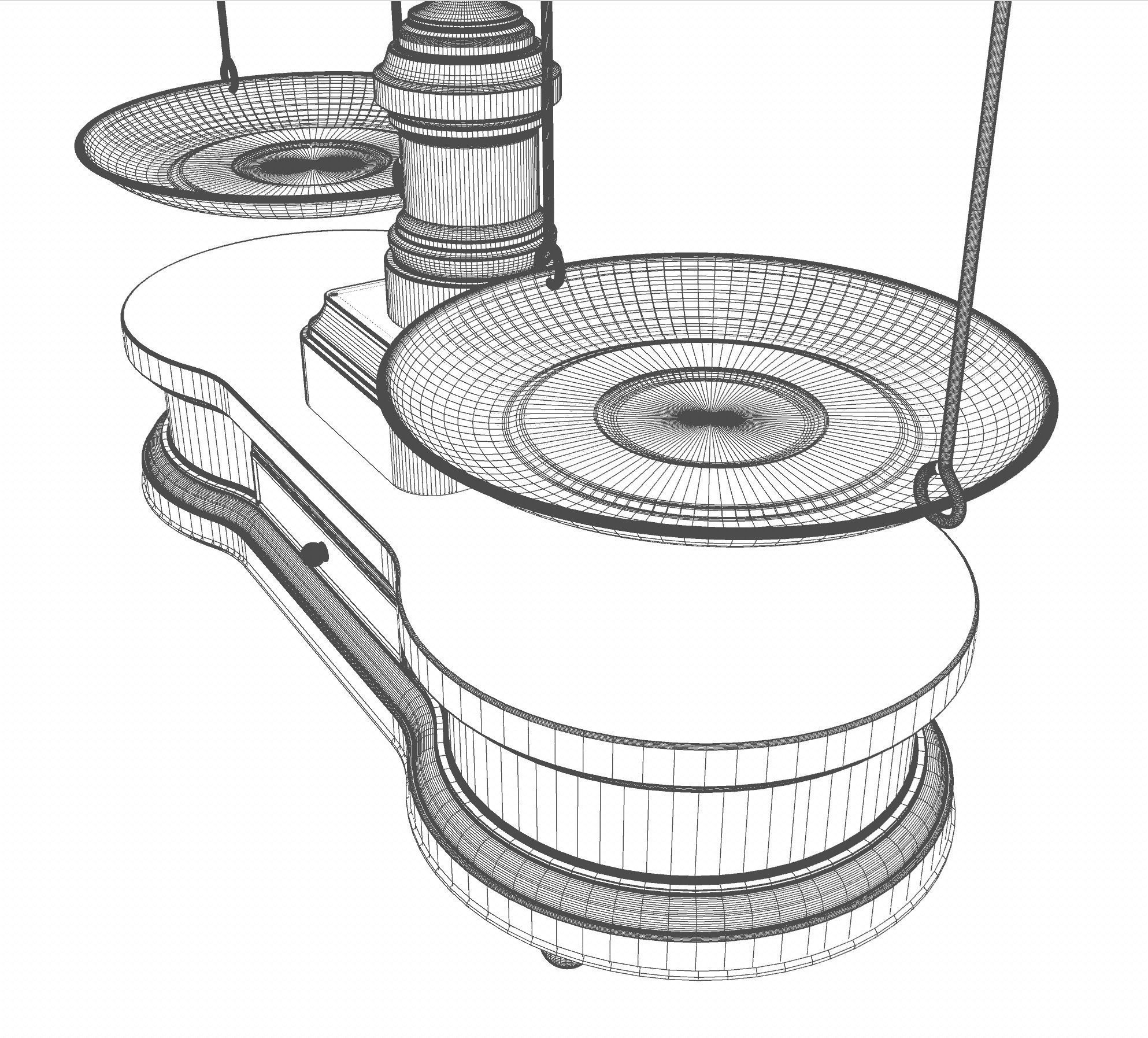 Ornate Justice Scale 3D model_15