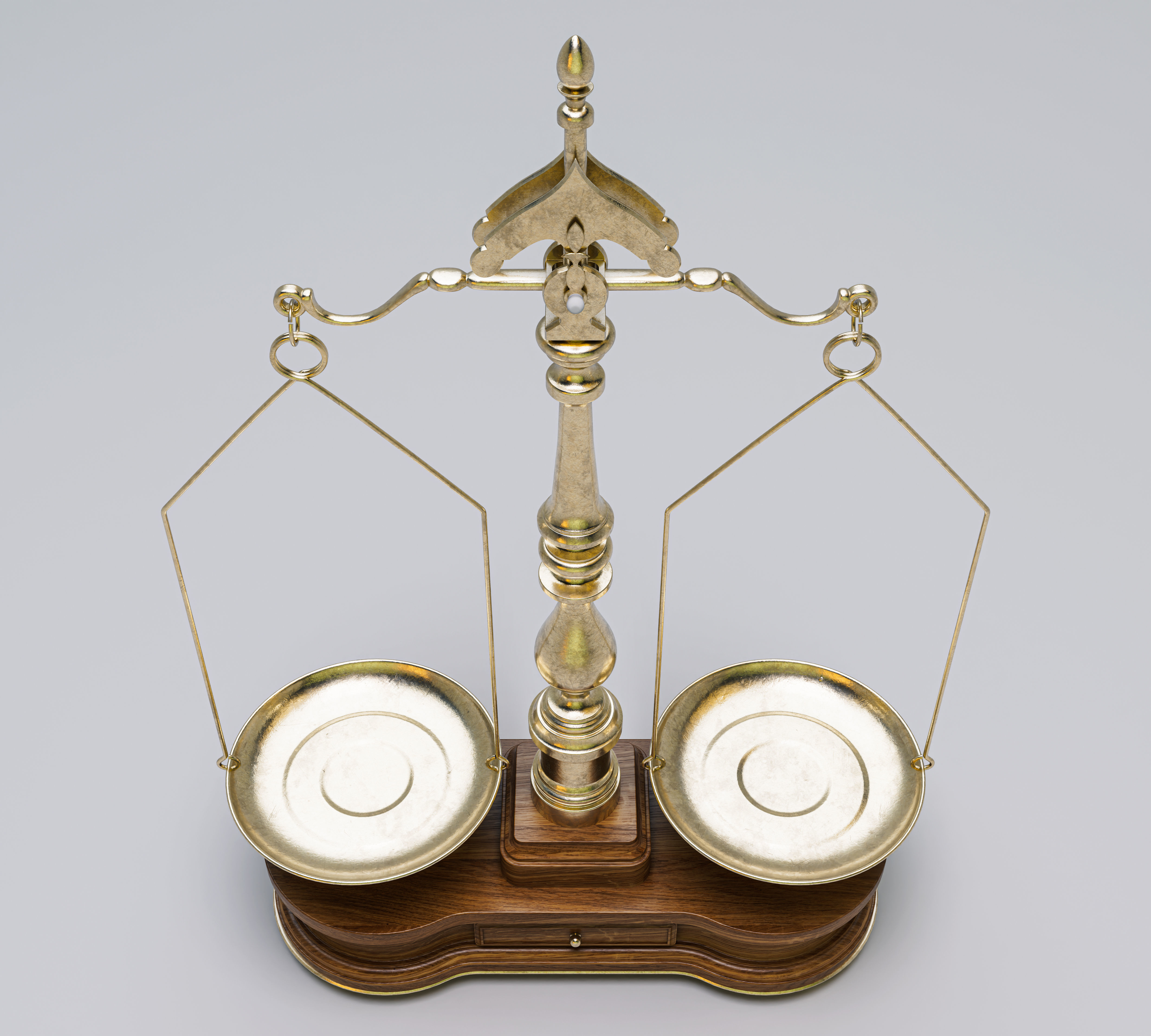 Ornate Justice Scale 3D model_8