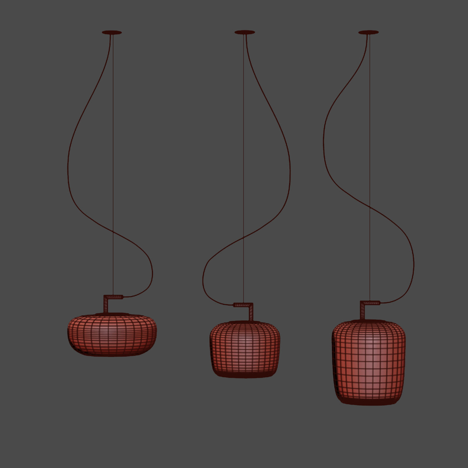 Pendant Lamp Brokis Double 3D model_2