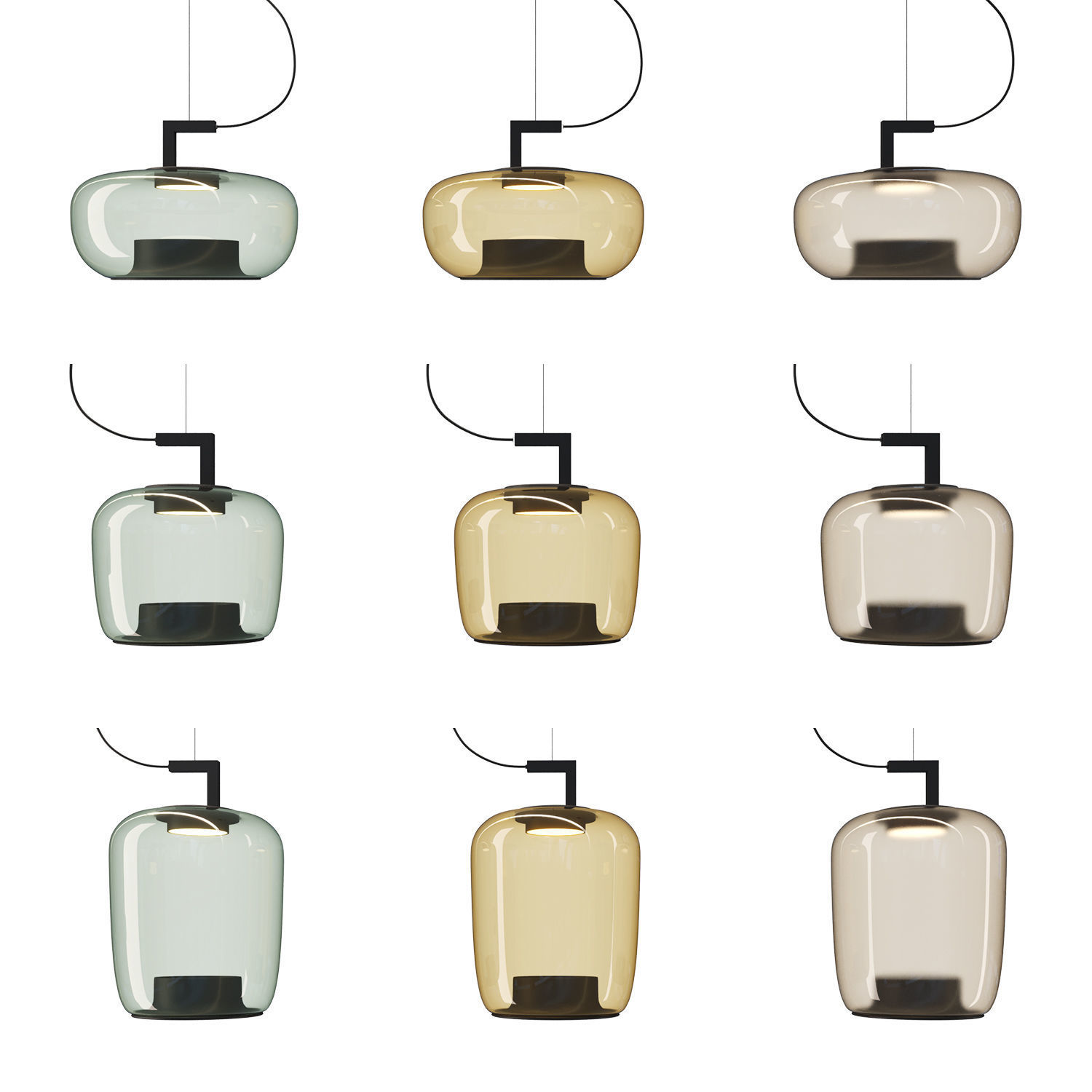 Pendant Lamp Brokis Double 3D model_1