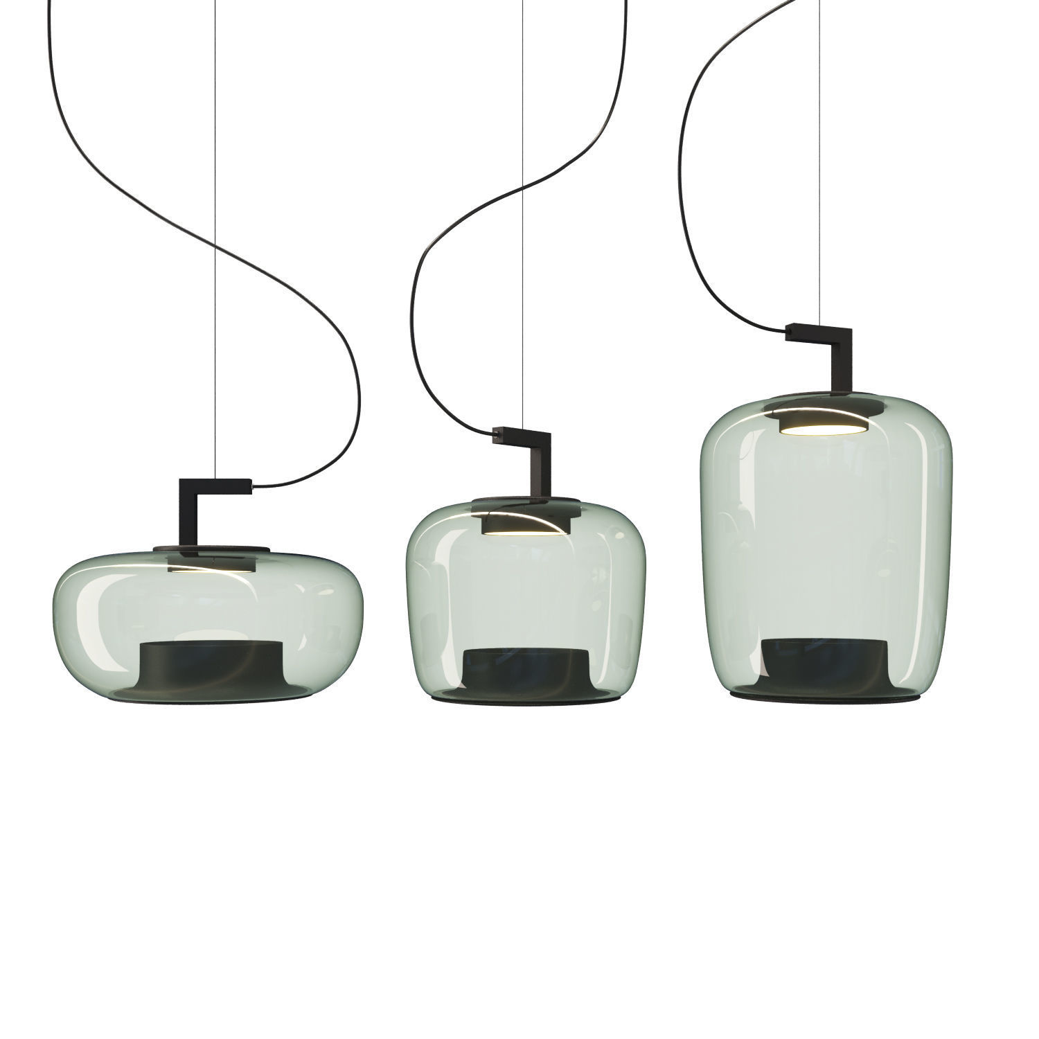 Pendant Lamp Brokis Double 3D model_7