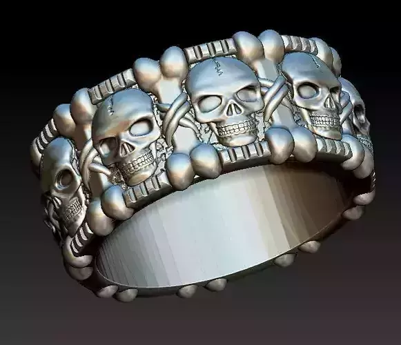 skull wedding ring 