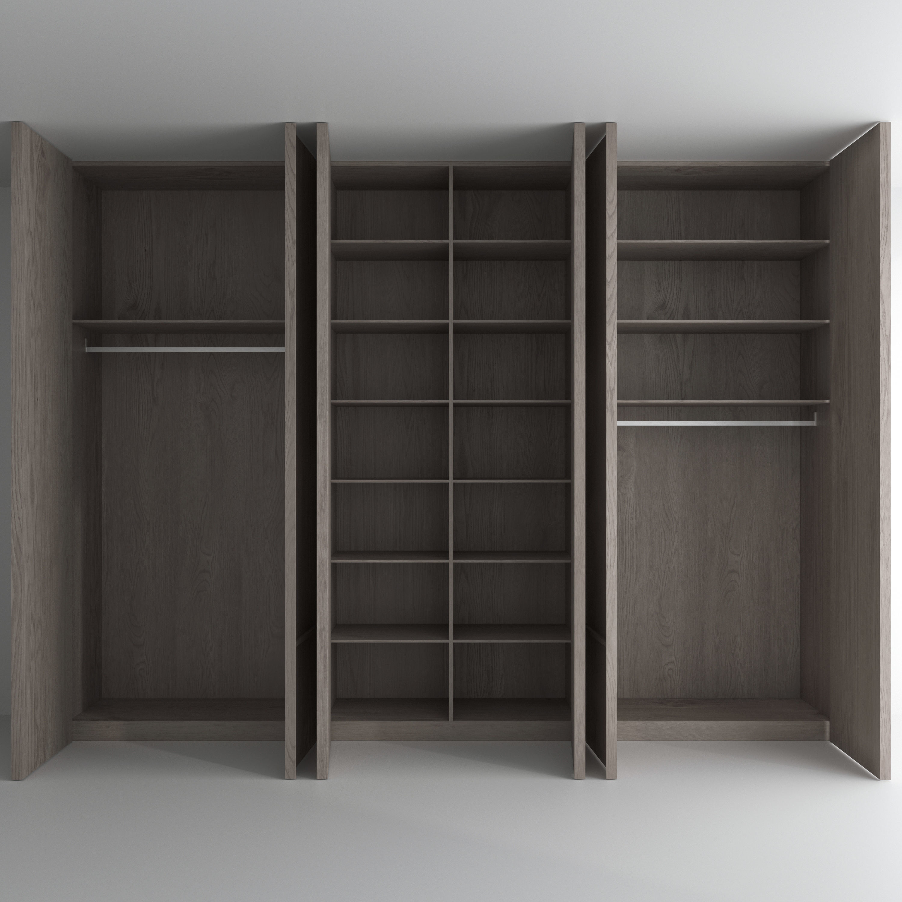 Wardrobe set 02 3D model_1