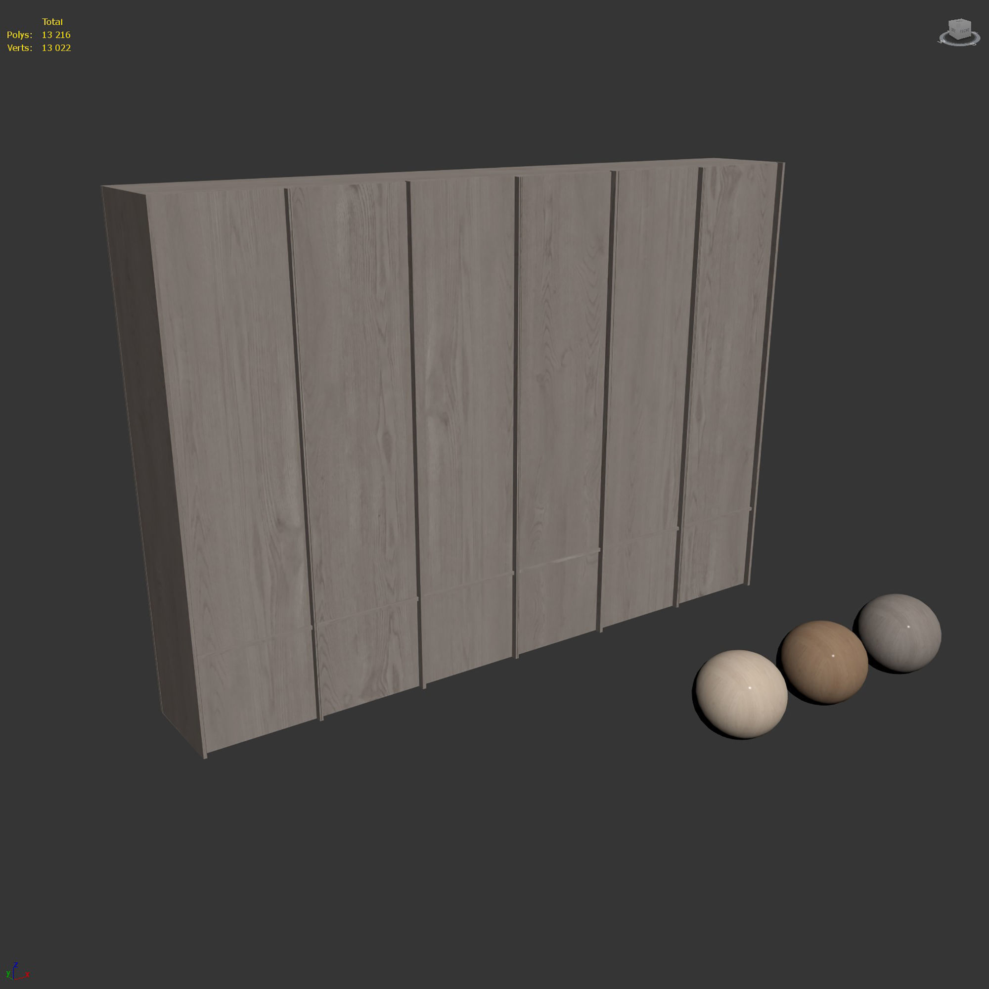 Wardrobe set 02 3D model_8