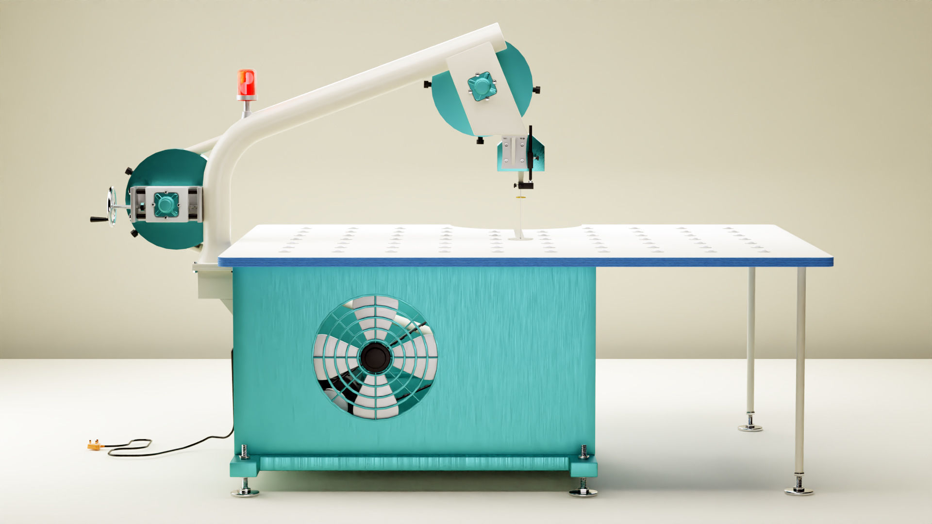 Band Knife Fabric Cutting Machine - 3D Model 3D model_5