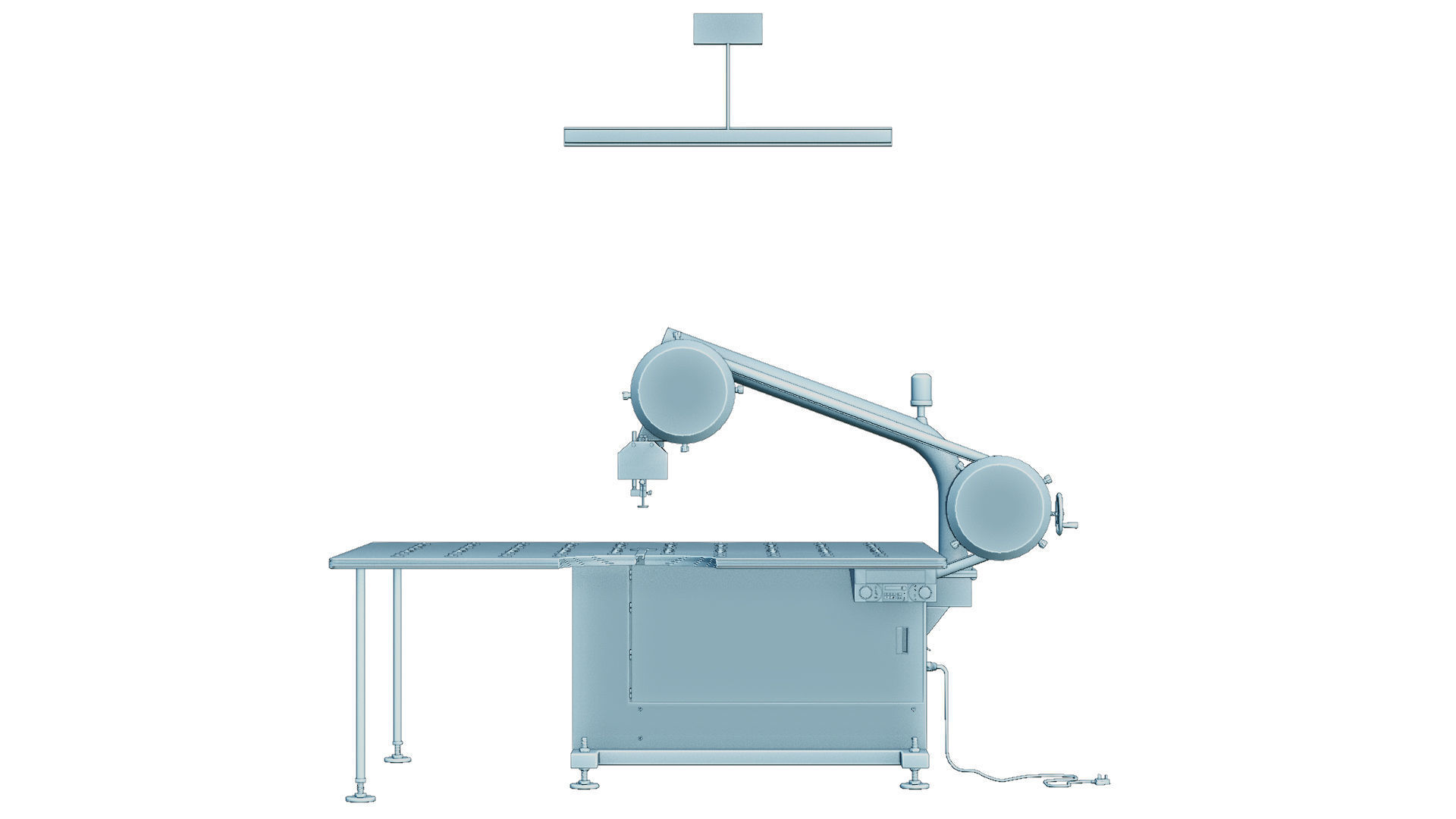 Band Knife Fabric Cutting Machine - 3D Model 3D model_21