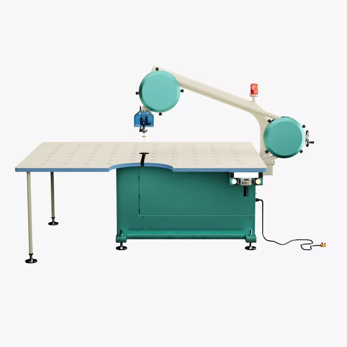 Band Knife Fabric Cutting Machine - 3D Model 3D model_0