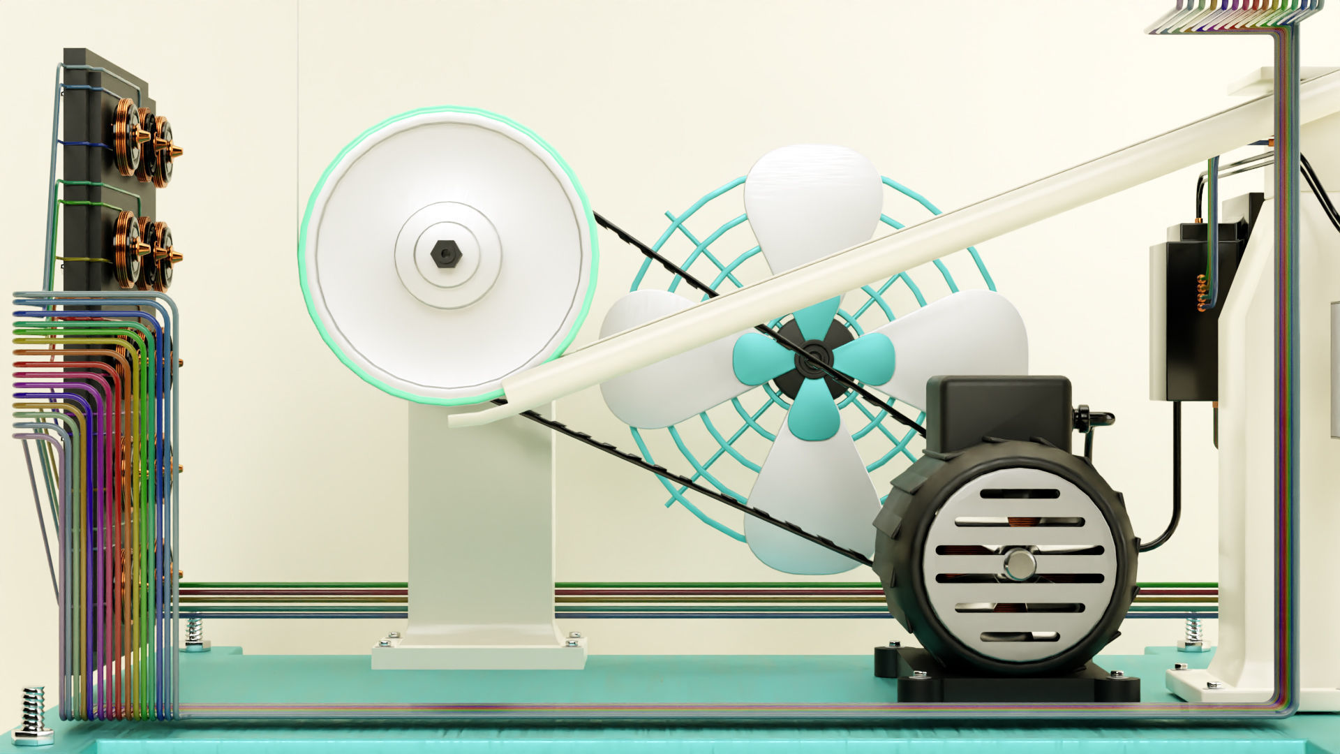 Band Knife Fabric Cutting Machine - 3D Model 3D model_6