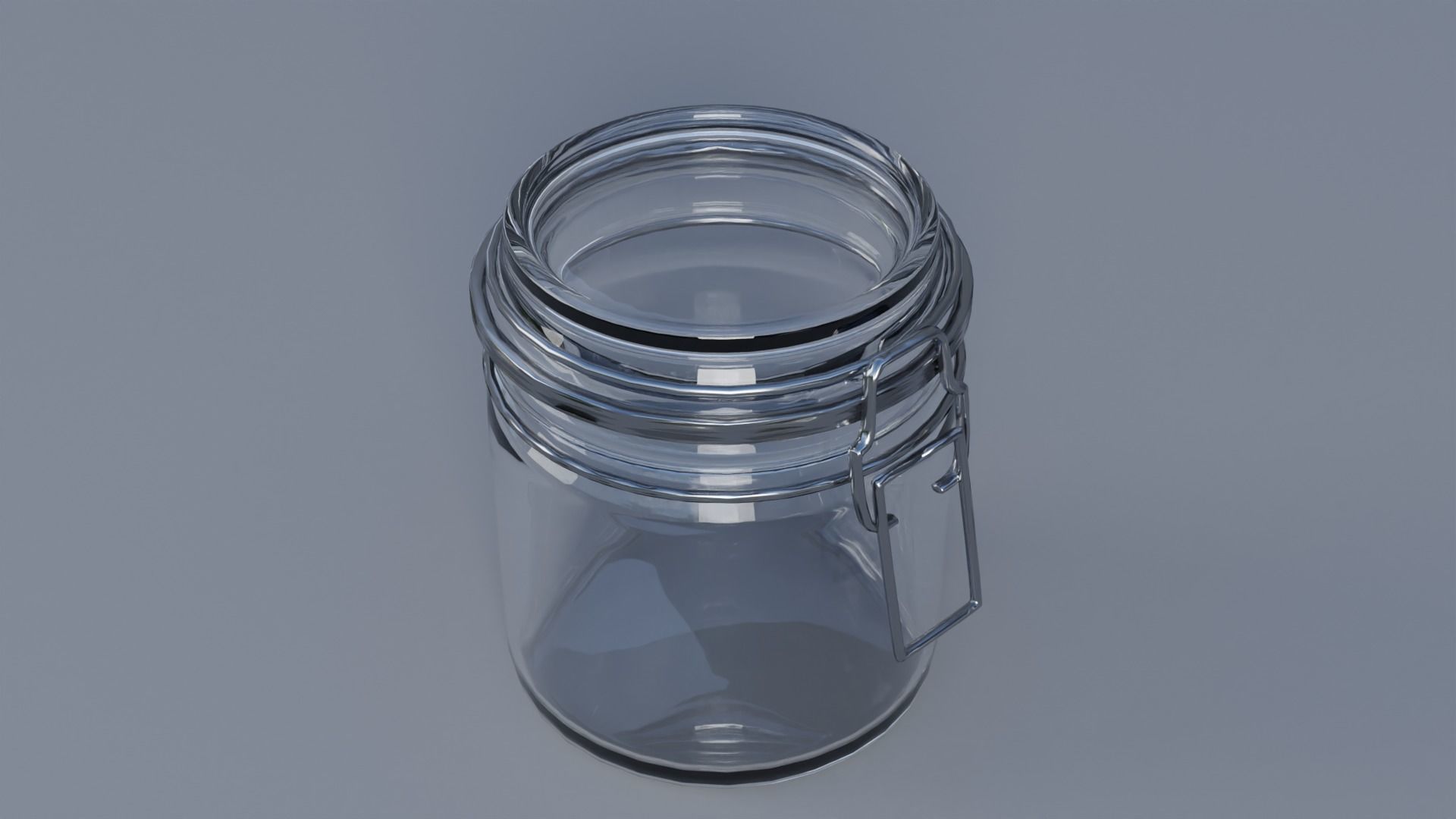 Honey Jar Low-poly 3D model_1