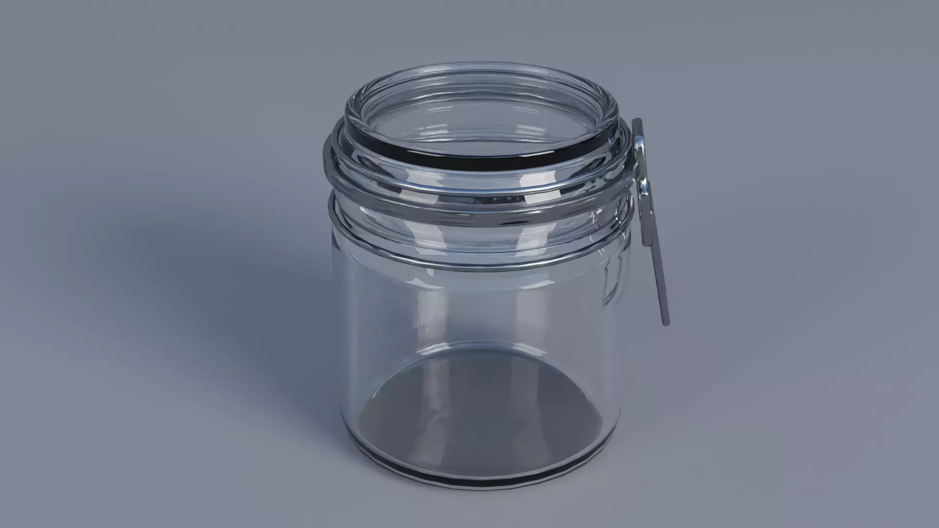 Honey Jar Low-poly 3D model_0
