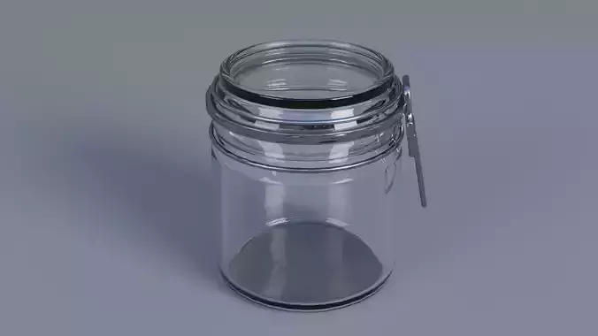 Honey Jar Low-poly 3D model
