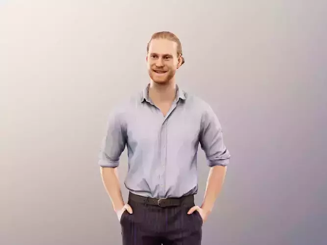 Joel 13142 - Standing Elegant Young Man