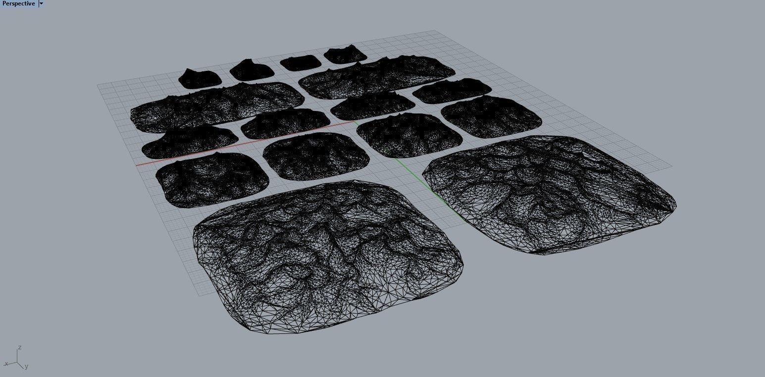 Tall Desert Hills 3D print model_10