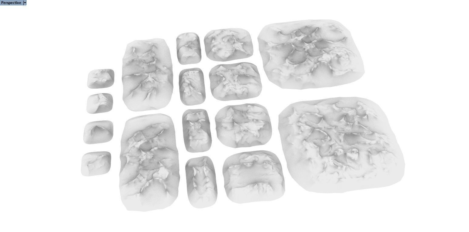 Tall Desert Hills 3D print model_5