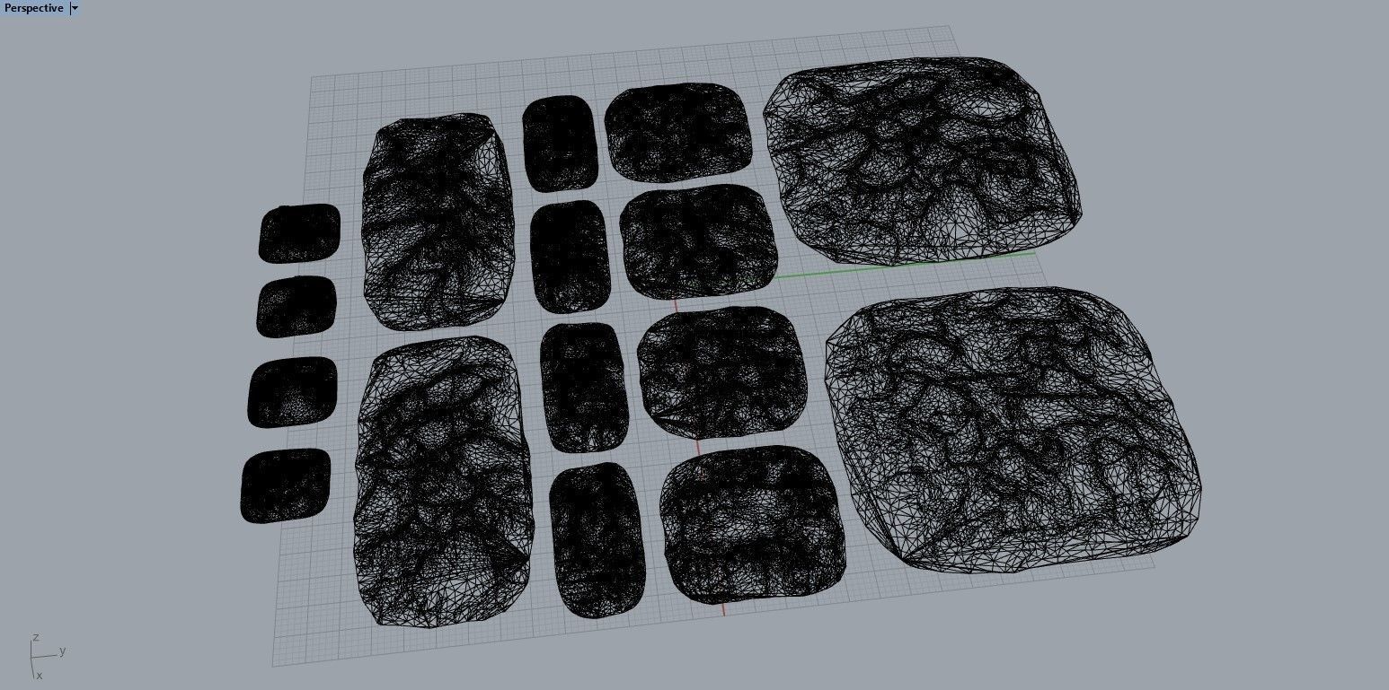 Tall Desert Hills 3D print model_6