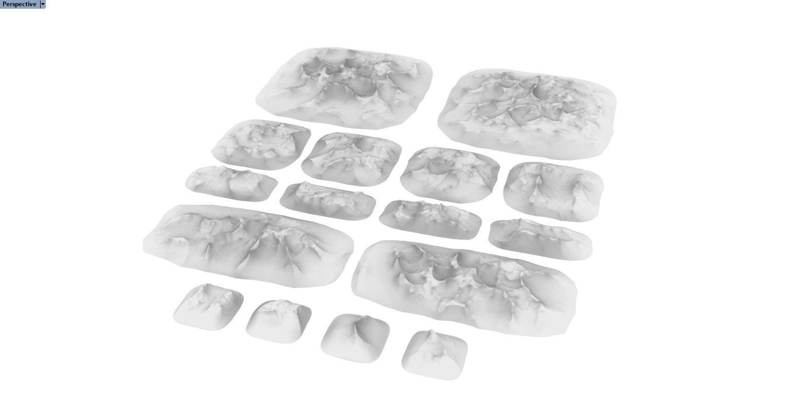 Tall Desert Hills 3D print model_1