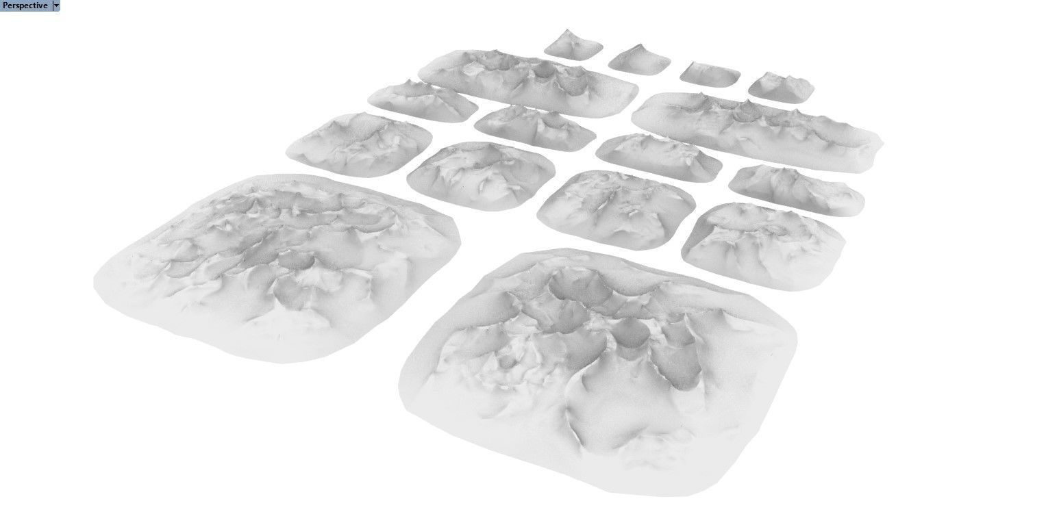 Tall Desert Hills 3D print model_13