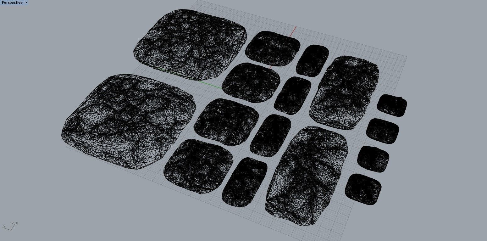 Tall Desert Hills 3D print model_18