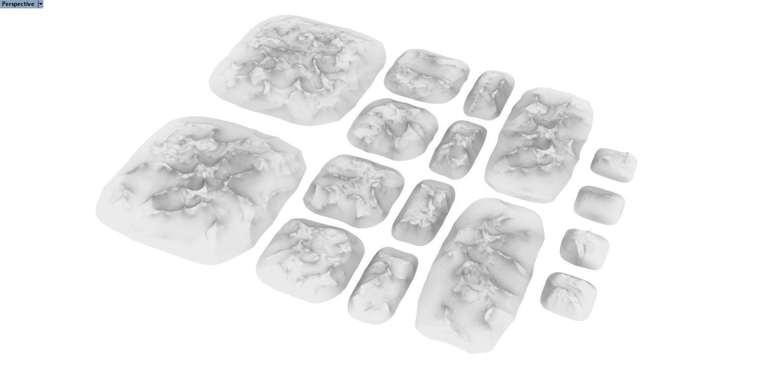 Tall Desert Hills 3D print model_17