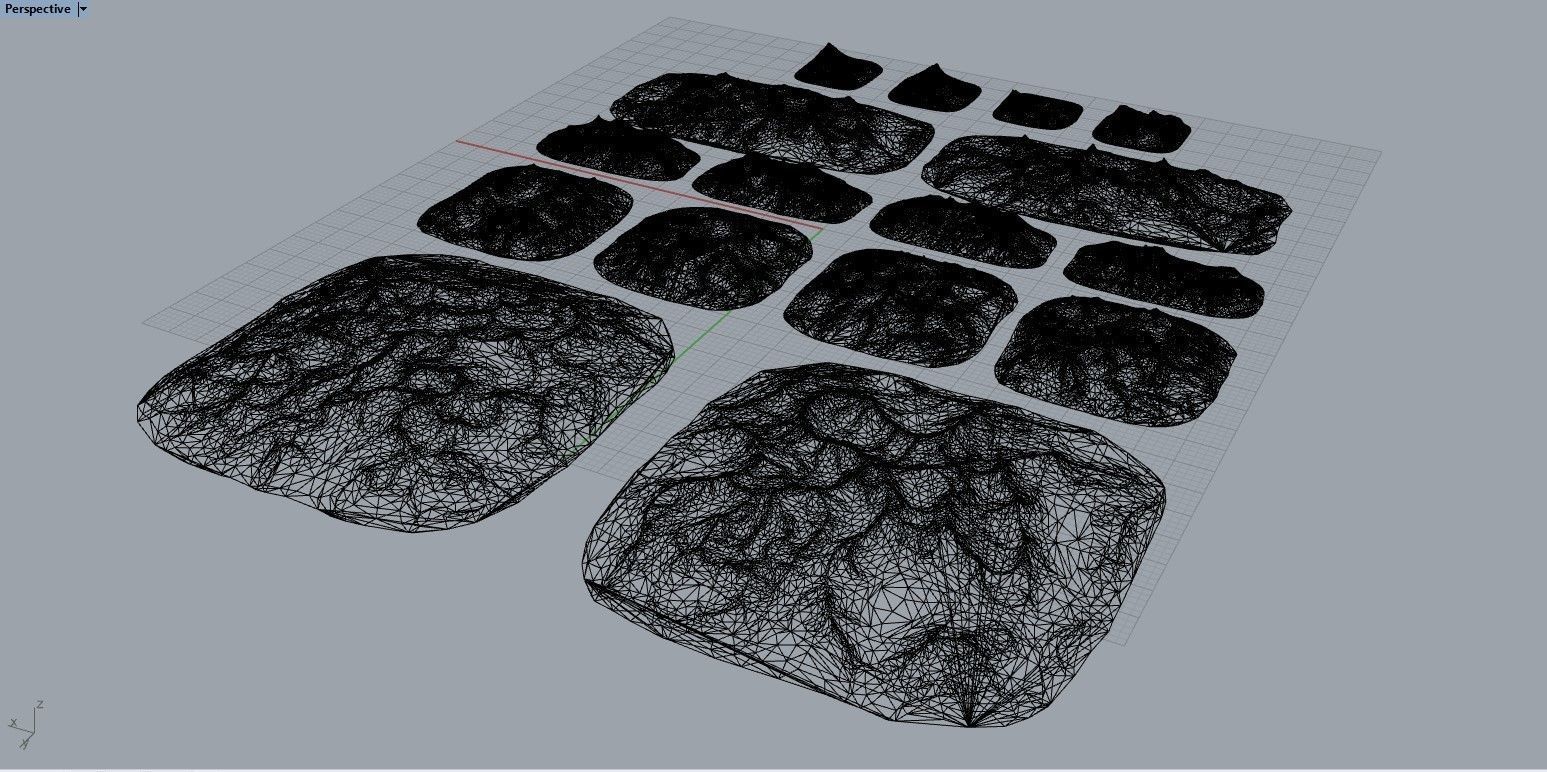 Tall Desert Hills 3D print model_14