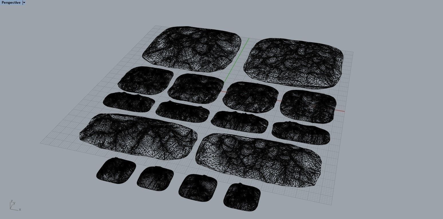 Tall Desert Hills 3D print model_2