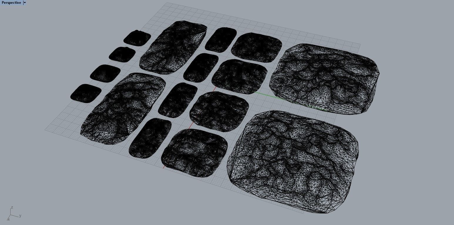 Tall Desert Hills 3D print model_7