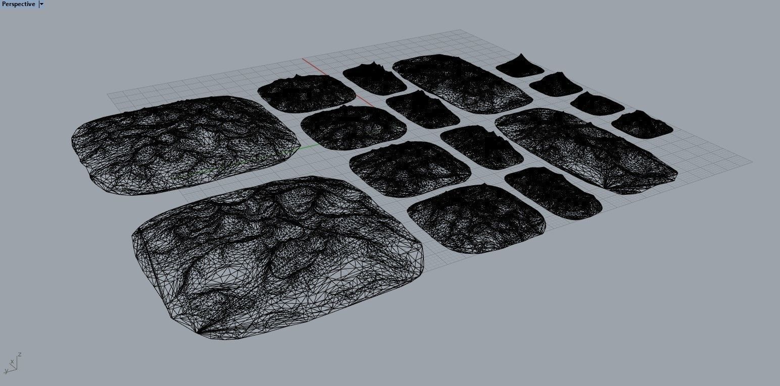 Tall Desert Hills 3D print model_15