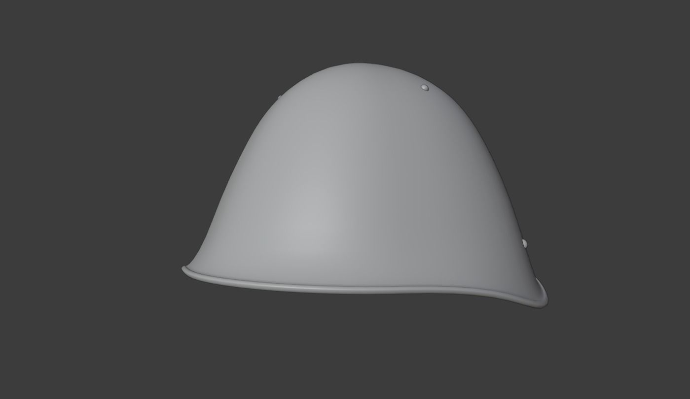 Soviet Army SSh-68 Steel Helmet 3D model_2