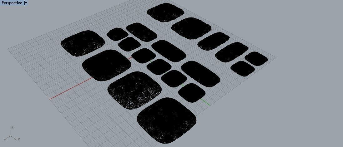 Various Cratered Pebbled Terrain 3D print model_6