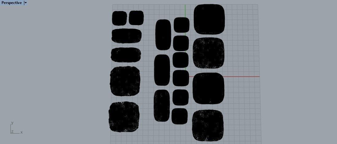 Various Cratered Pebbled Terrain 3D print model_18