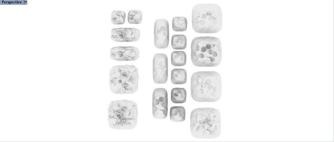 Various Cratered Pebbled Terrain 3D print model_17