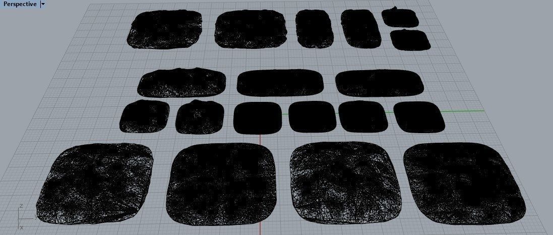 Various Cratered Pebbled Terrain 3D print model_3