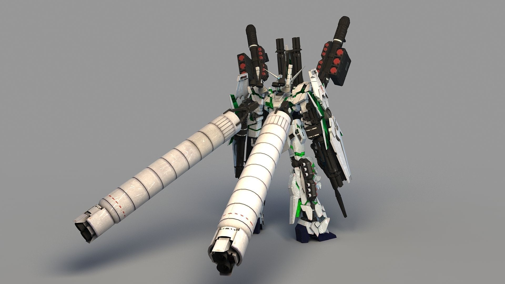 Mobile Suit RX-0 Full Armor Unicorn Gundam 3D model_4