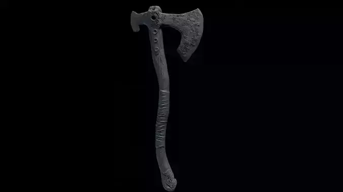 Leviathan Axe 3D Model 3D print model