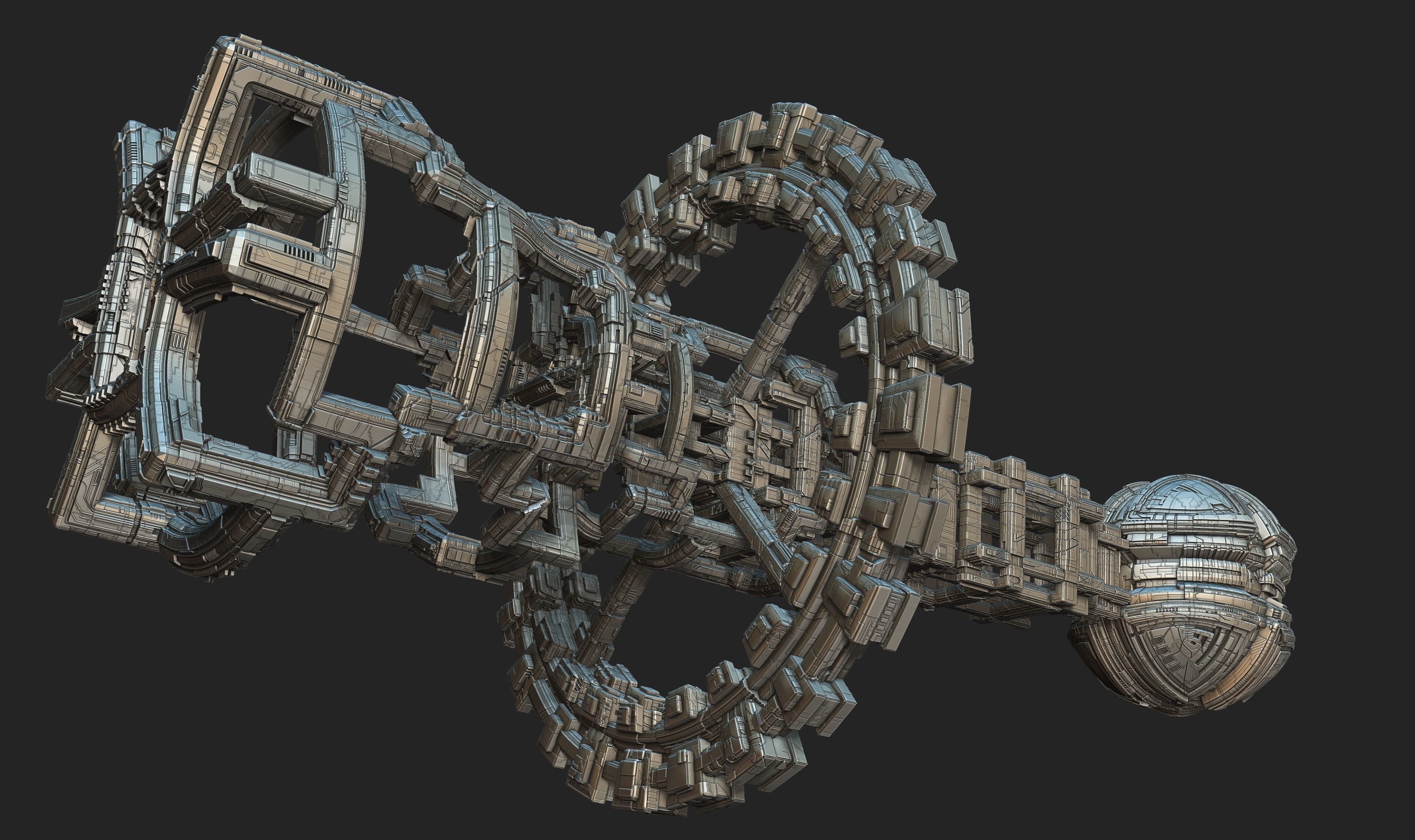space equipment node 00202 3D model_7