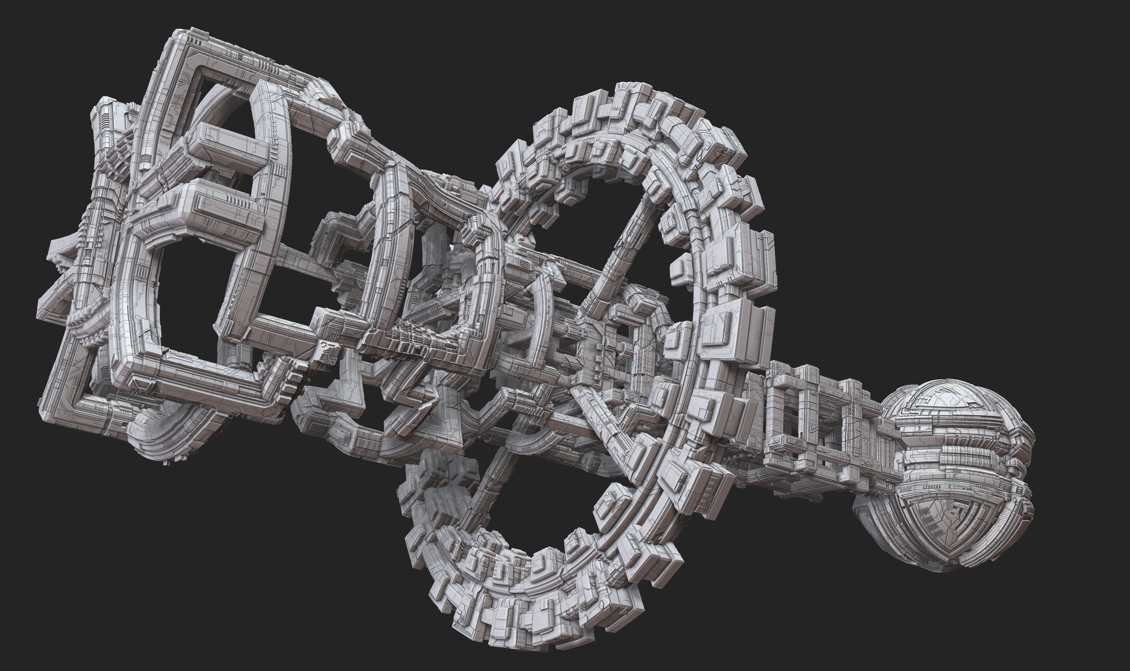 space equipment node 00202 3D model_8